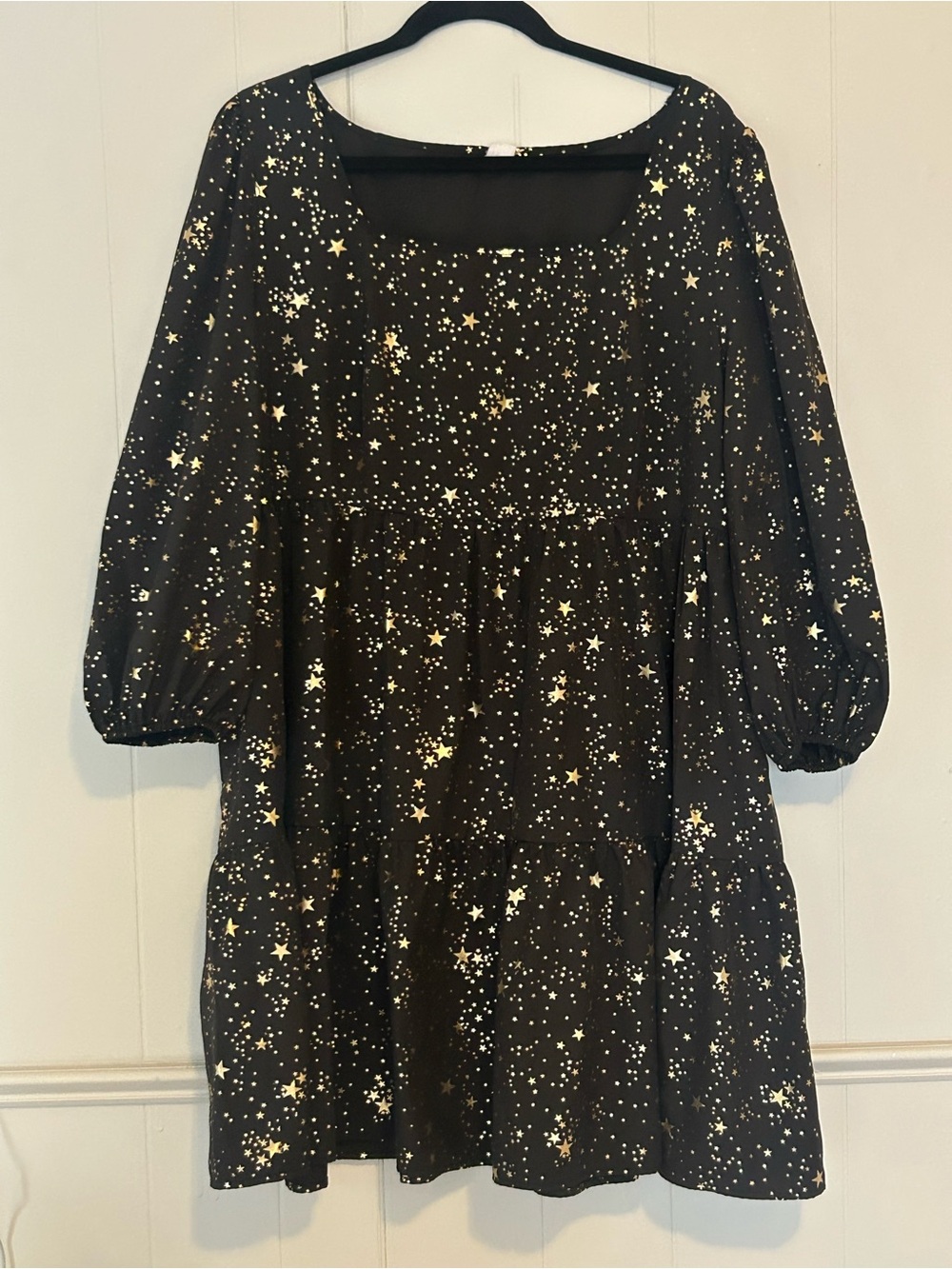 Celestial Babydoll Tiered Dress